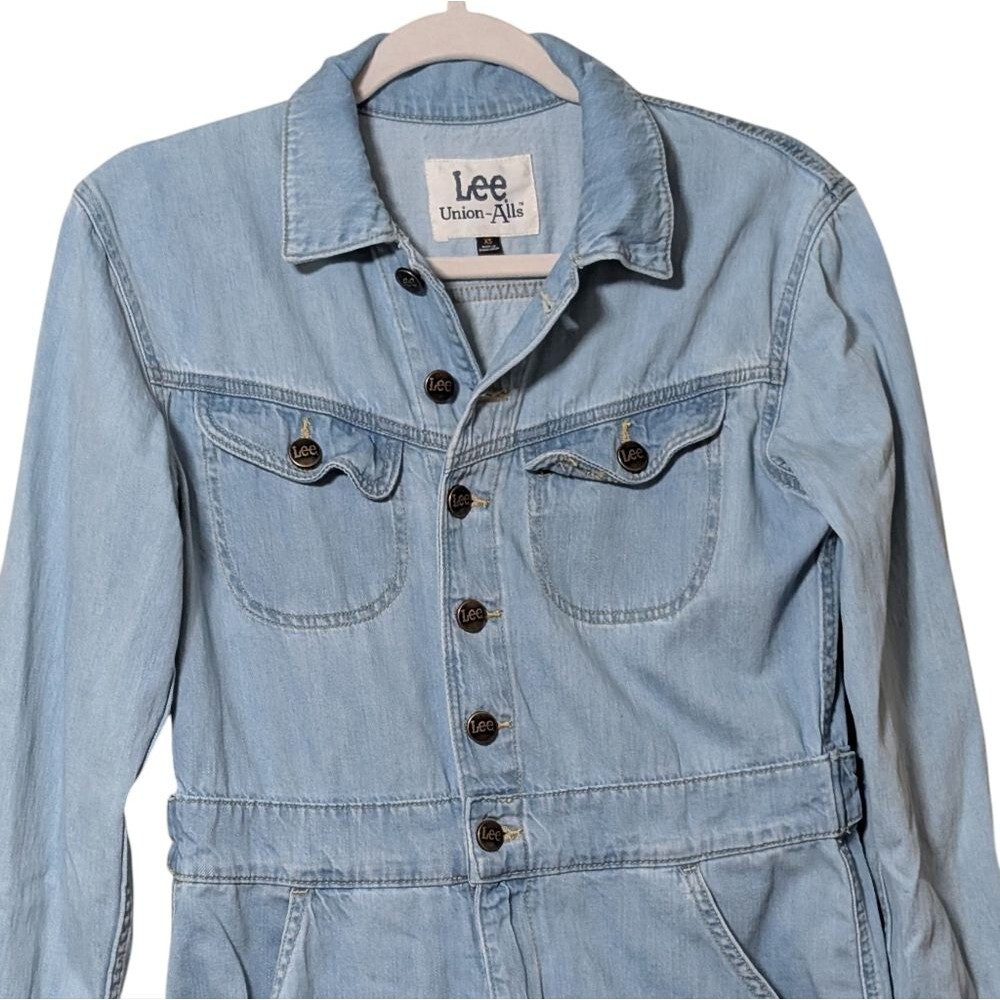 Lee coverall women's size XS Boilersuit Jumpsuit utility denim union-all premium - Picture 10 of 12